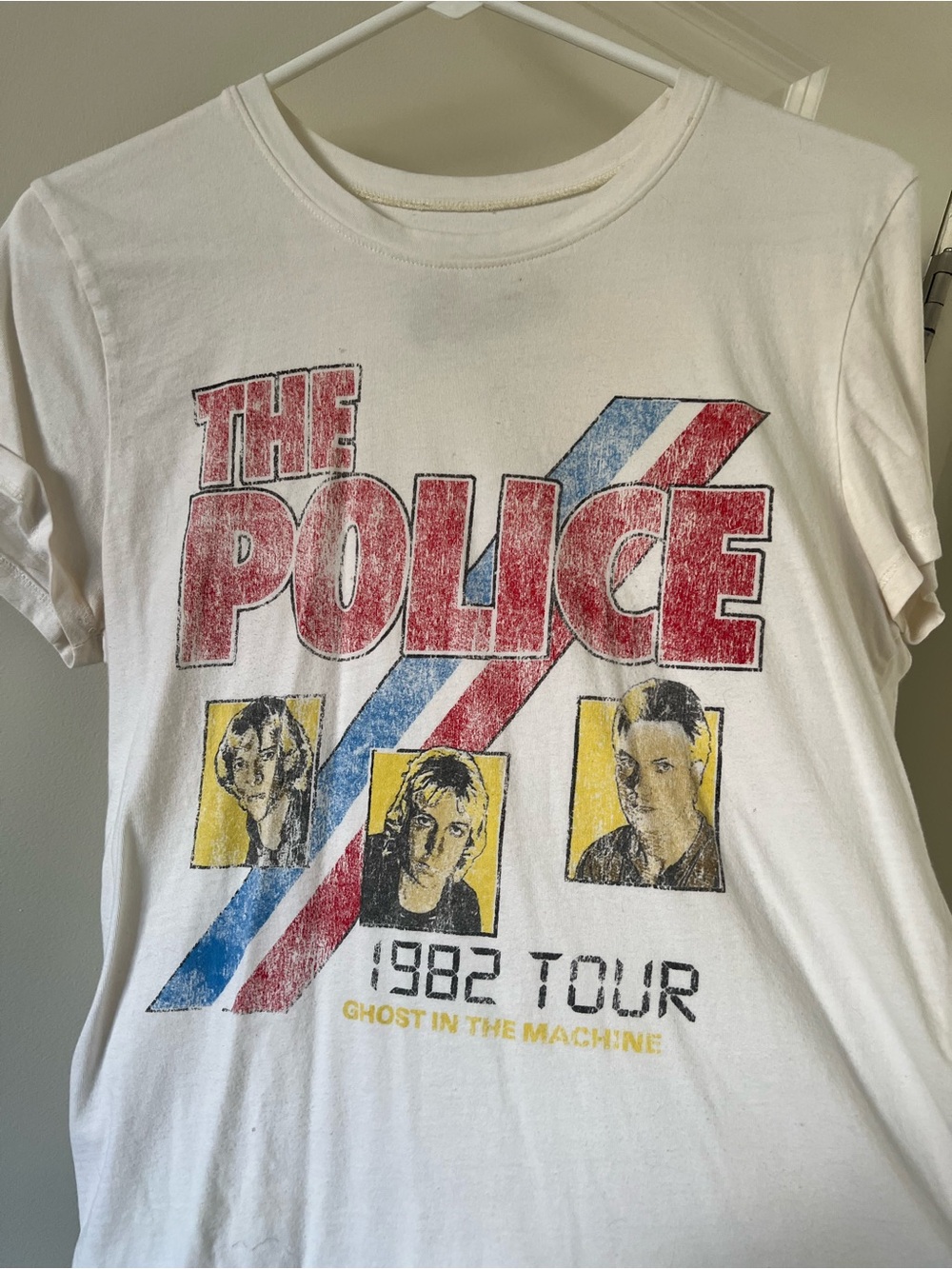 Prince Peter Collection White THE POLICE Logo Tee